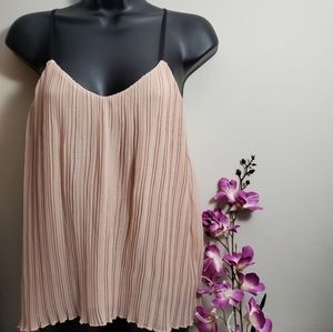 H&M Pleated Sleeveless Top